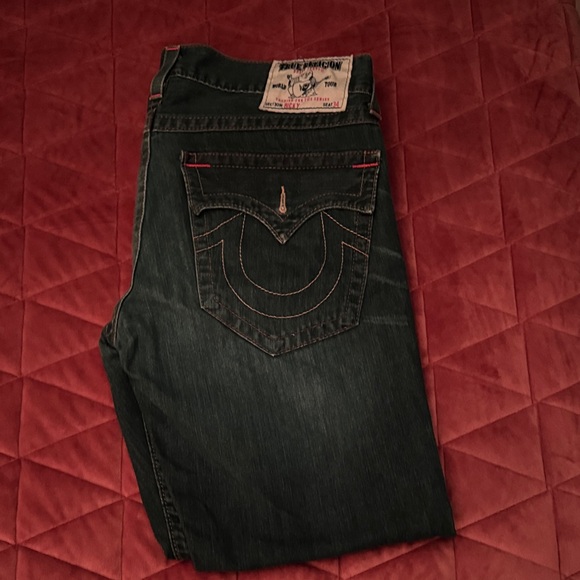 True Religion Other - True Religion Men's Dark Blue Relaxed Jeans Made in USA